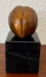 Peach Bronze 1998 1 Of 50 By Darlis Lamb On Black Marble Base