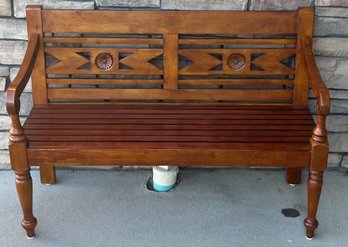 Decorative Wooden Bench