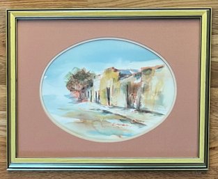Small Original Binkley Framed Watercolor