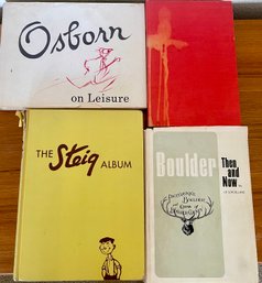 The Steig Album 1953, Boulder Then And Now 1967, Osborn On Leisure 1956, Incomparable Valley 1950