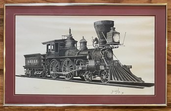 Signed James E. Coyle ' Ol'general' Limited Edition Print 193 Of 1000 1977 In Frame