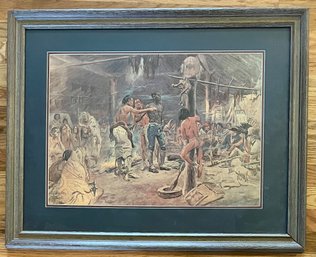 CM Russel ' In Search Of York' Framed Print