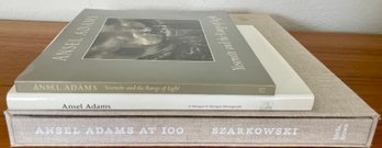 (3) Ansel Adams Books - At 100, Yosemite, And Ansel Adams