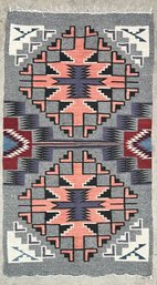 44' X 26'geometric Pattern Hand Woven Wool Rug