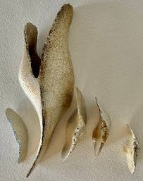 Stunning Jack Kreutzer 5 Piece Pottery Wall Art Installation