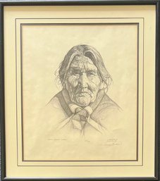 Dan Brewer (buffler) ' Navajo Blanket Woman' 1983 Signed Limited Edition Print 426 Of 750