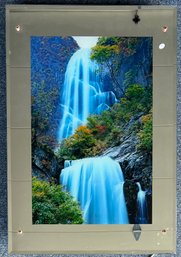 First Mountain Motion Lighted Waterfall Wall Hanging Mirror With Sound