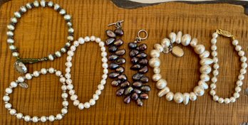 Faux And Freshwater Pearl Bracelets - J Crew, Cookie Lee, And More