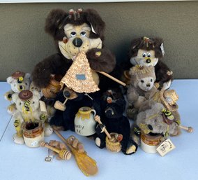 Collection Of Vintage Orzek Assorted Honey Bears