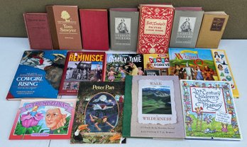 Vintage And Antique Books - Betty Crocker First Edition, Zane Grey, Reminisce, Children's And More