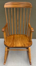 Vintage 1970's Maple Rocking Chair