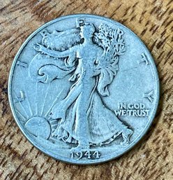 1944 Silver Liberty Walking Half Dollar Coin