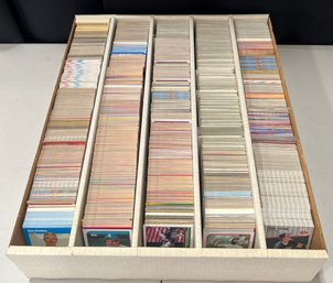 Large Lot Of 1980 - 90's Football, Basketball, And Baseball Cards - Flerr, Topps, Donrus, And More