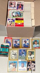 Large Lot Of Vintage Mystery Sports Cards - Topps, Donrus, Flerr - Football And Baseball