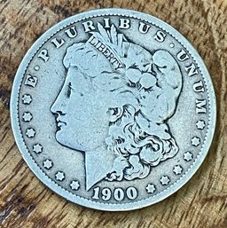 1900 Silver Morgan Dollar Coin