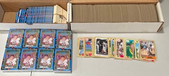 Donurs 1988 And Topps 1987 Baseball Cards With Boxes