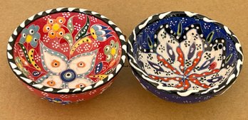 (2) Kabartma Kase Small Bowls