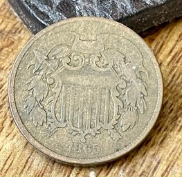 1865 Two Cent Civil War Coin
