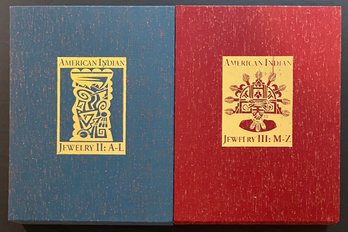 Gregory Schaaf Author Signed Special Edition American Indian Jewelry II & III A-Z With Sleeves - Hardback