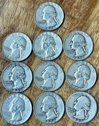10 Silver Quartet Coins -