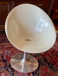 Mid Century Modern Ero (s) By Kartell With SArck Made In Italy White Tulip Chair