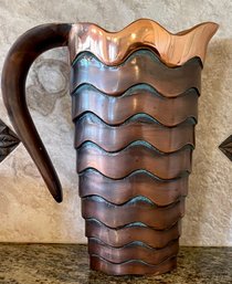 Nambe Copper Canyon Lisa Smith Pitcher MTO255