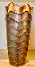 Nambe Copper Canyon Lisa Smith MTO226 2009 Vase