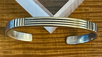 MM Rogers E G Navajo 14K Gold & Sterling Silver Cuff Bracelet - 23.4 Grams