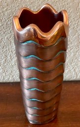 Nambe Copper Canyon Lisa Smith MTO143 Vase