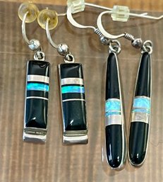 Navajo Marie Tsosie Earrings & Cheryl Webster Earrings