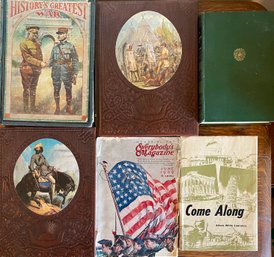 Antique Books Historys Greatest War - Come Along - Time The Old West - Everybodys Magazine