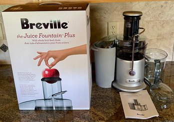 Breville Juice Fountain Plus With Accessories Unused IOB