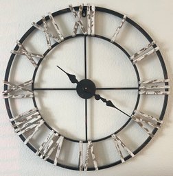 26' Decorative Battery Powered Wall Clock