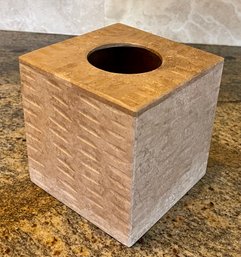 Waterstone Inc. Travertine Tissue Box Holder