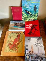 Art And Bird Books - Frank Loyd Wright The Art Spirit, Heinrick Clay Artist To Artist, And More