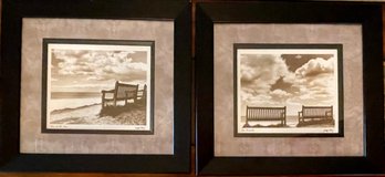 (2) Framed Prints - View To The Sea And Two Friends