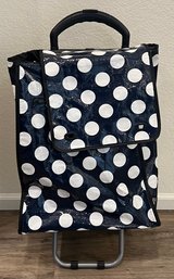 Polka Dot Ikea Utility Shopping Bag On Cart