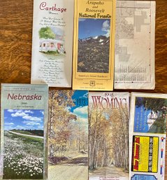 Antique And Vintage Maps - Nebraska, Arapahoe National Forest, Wyoming, Colorado, And More