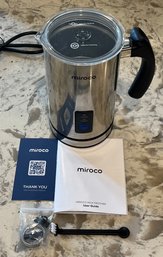 Miroco Milk Frother Model MI-MF001 With Manual And Attachments
