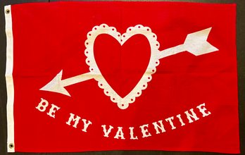 1969 Valentine Flag By Clara Jean Amen 1st Edition 2'x 3' Paramount Flag San Francisco
