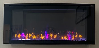 Cambridge Model 42HF200CGT-cf Wall Mount Electric Fireplace With Multi Color Flames And Remote
