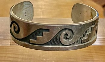 Vintage Hopi Ted Wadsworth Sterling Silver Bracelet - Total Weight - 44.6 Grams