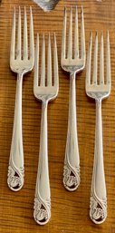 204 Grams Total - (4) International Sterling Silver Spring Glory 7.25' Dinner Forks