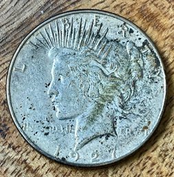 1927 S  Silver Liberty Peace Dollar Coin 90 Percent Silver