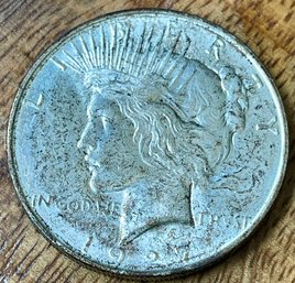 1927 D Silver Liberty Peace Dollar Coin 90 Percent Silver