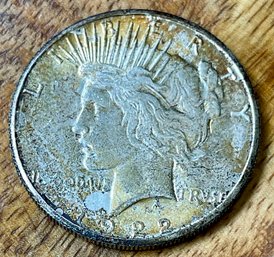 1922 S Silver Liberty Peace Dollar Coin 90 Percent Silver