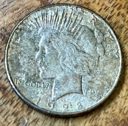 1928 S Silver Liberty Peace Dollar Coin - 90 Percent Silver