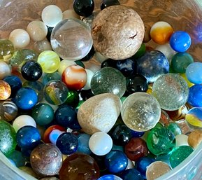 Antique Marbles - Agate, Clear Glass, Clay, Swirls, And More