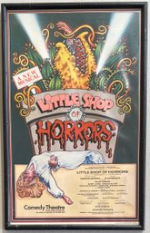 Little Shop Of Horrors Framed Musical Poster Comedy Theatre London
