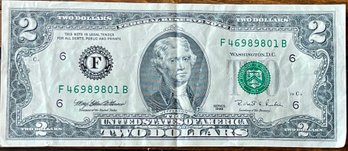 Series 1995 Two Dollar Bill